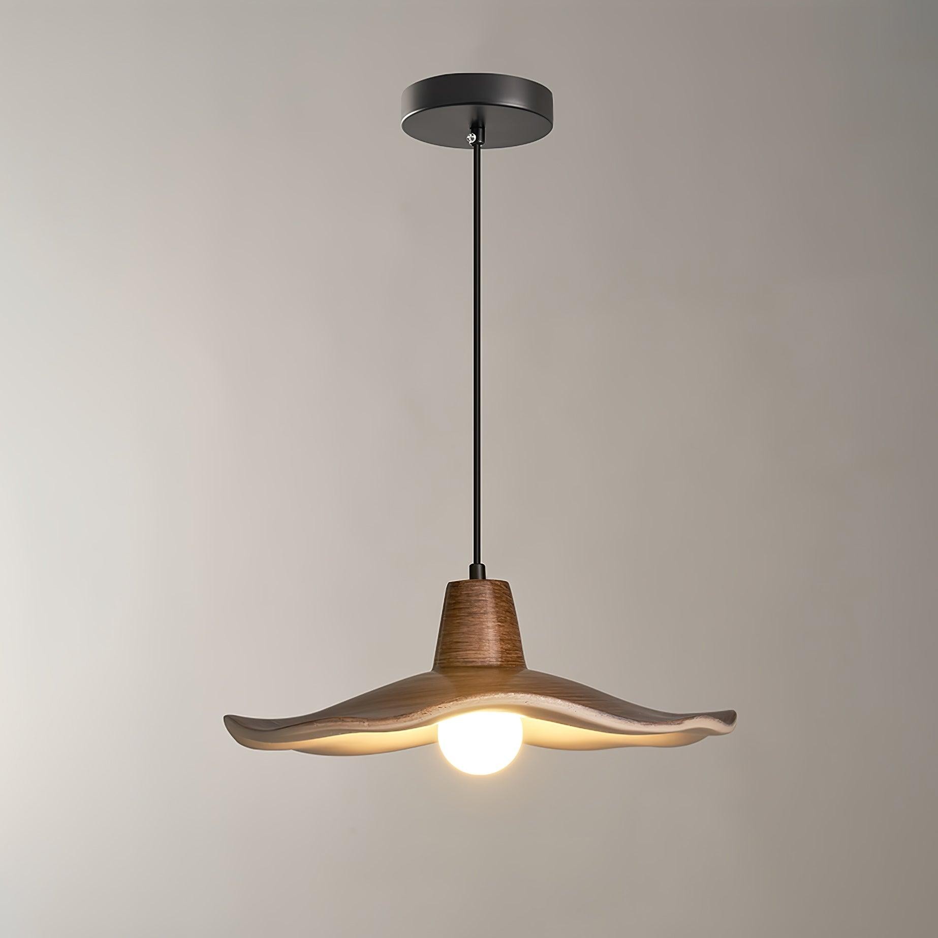 Black Imitation Walnut Wood Grain Kitchen Pendant Lamp K729