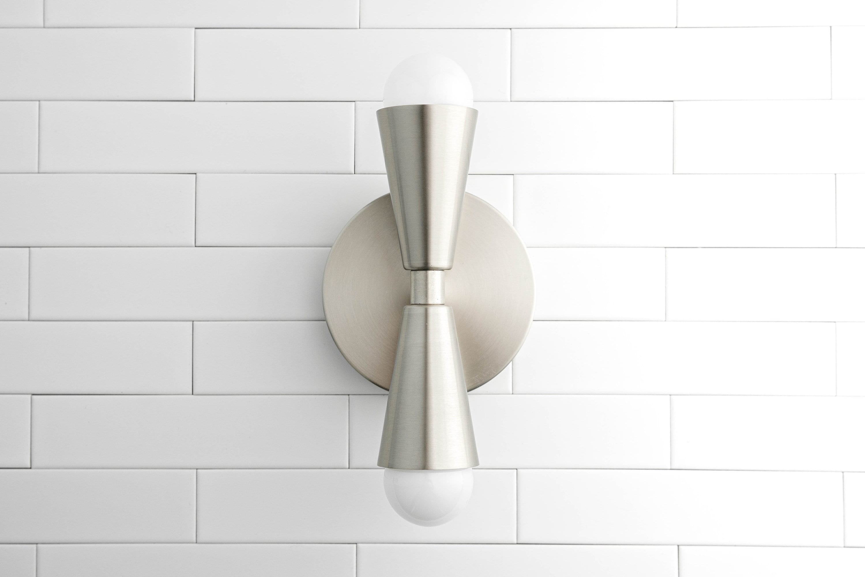 Pyralis Modern Style Metal Cone Wall Sconce - Stylish Lighting for Vanity K1479