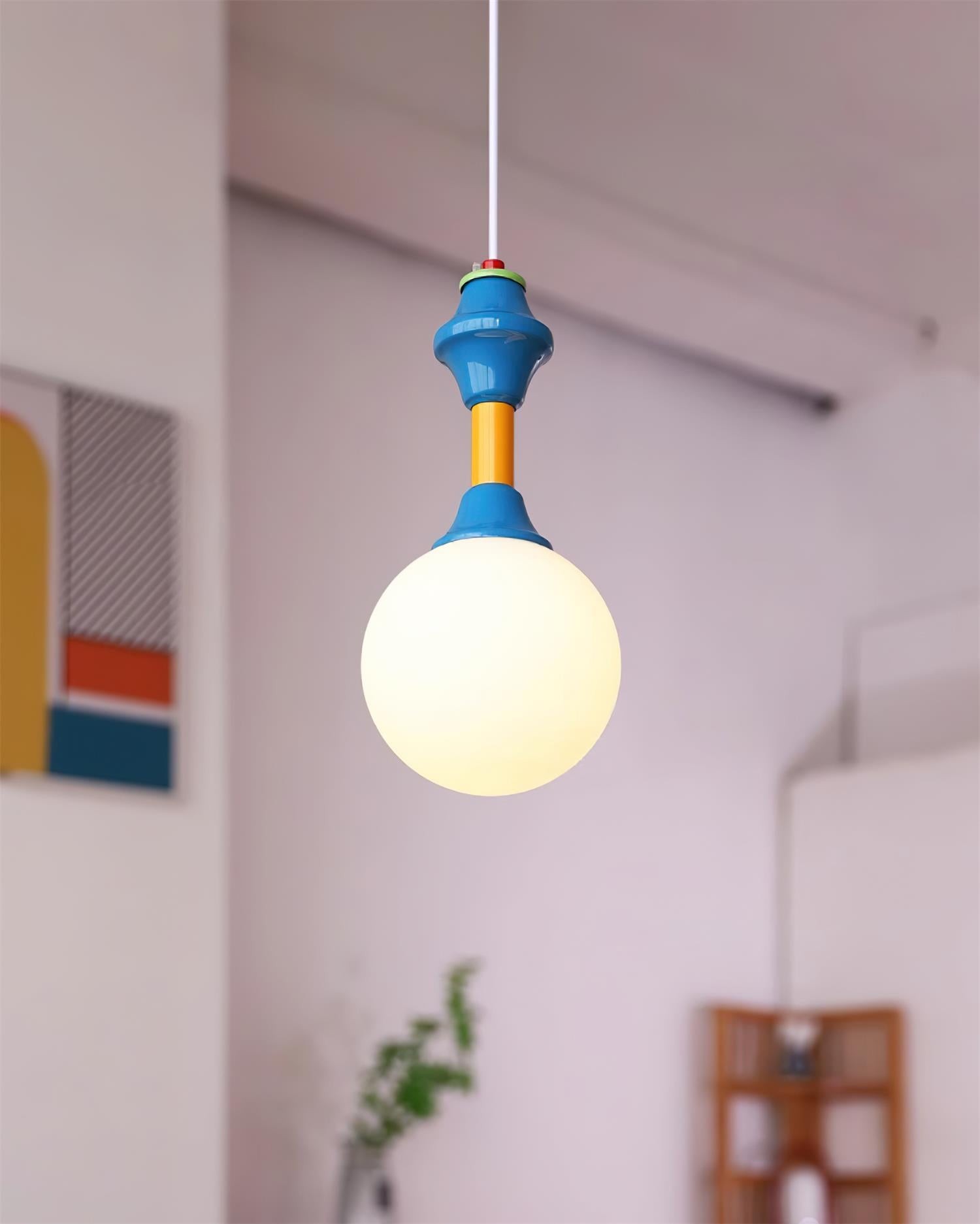 French Blue And White Atmosphere Pendant lamp K687