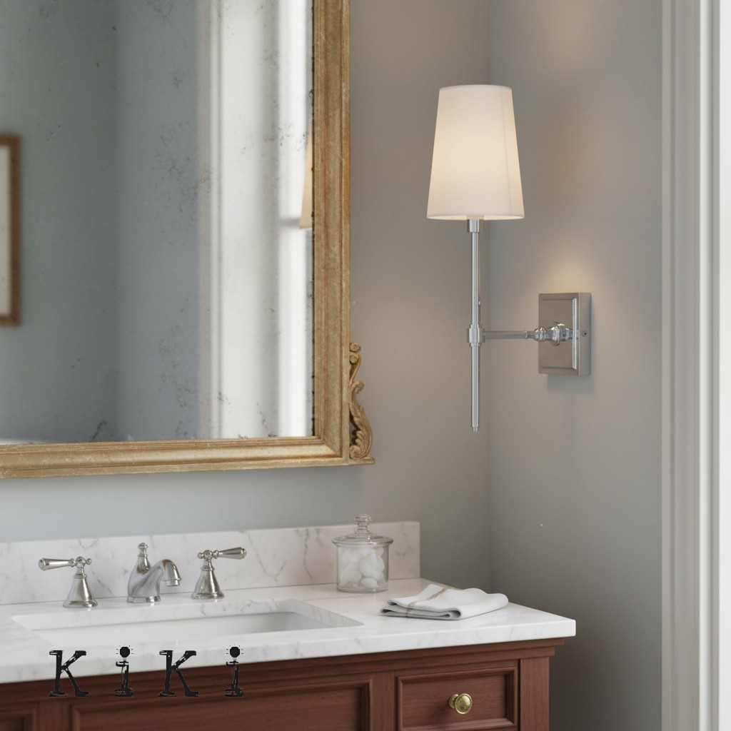 Derlina Fabric Drum Shade Wall Sconce – Classic Style Accent Lighting K1287