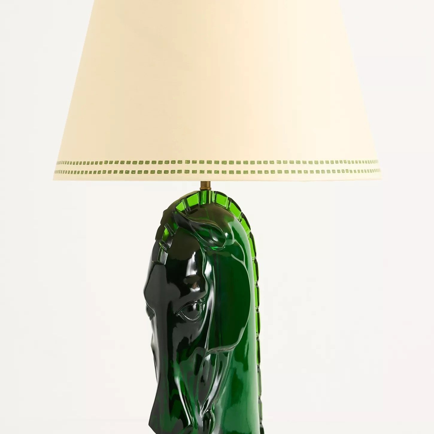 Modo Sculptural Horse Head Table Lamp in Resin - Decorative Table Light for Home Office K1664