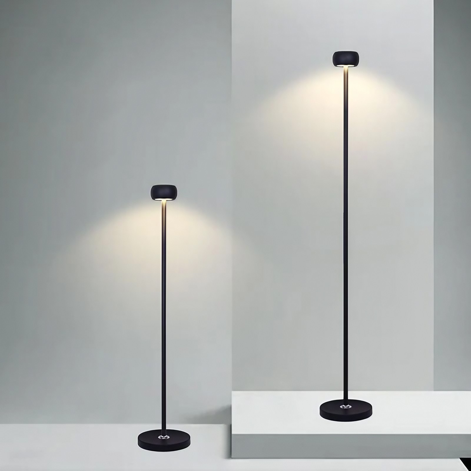 Minimalist Metal Standing Corner Floor Lamp K205
