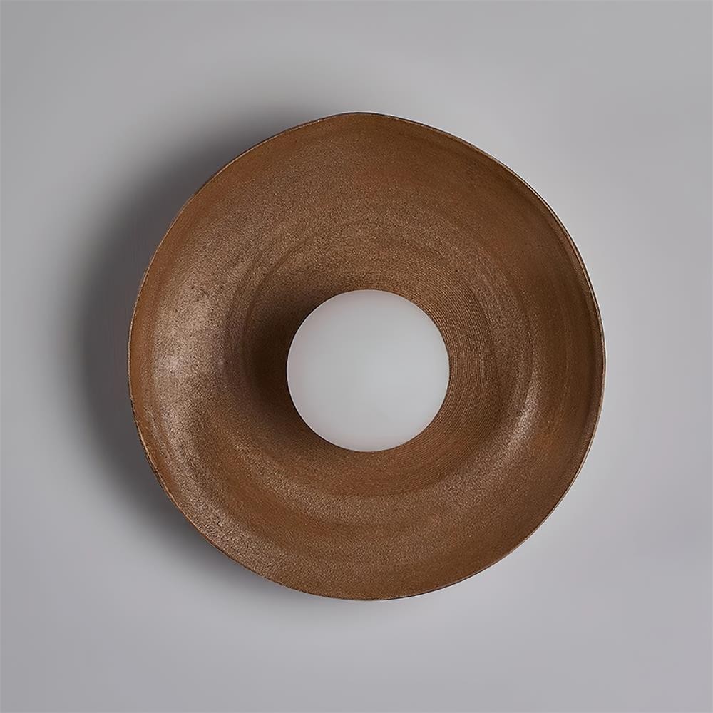Retro Irregular Round Wall Lamp K649