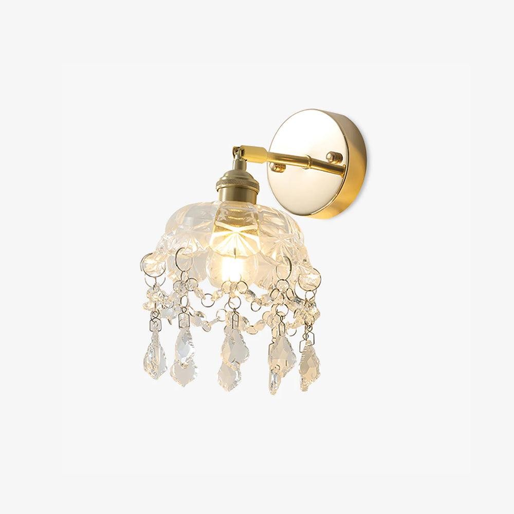 French Crystal Tassel Wall Light K395