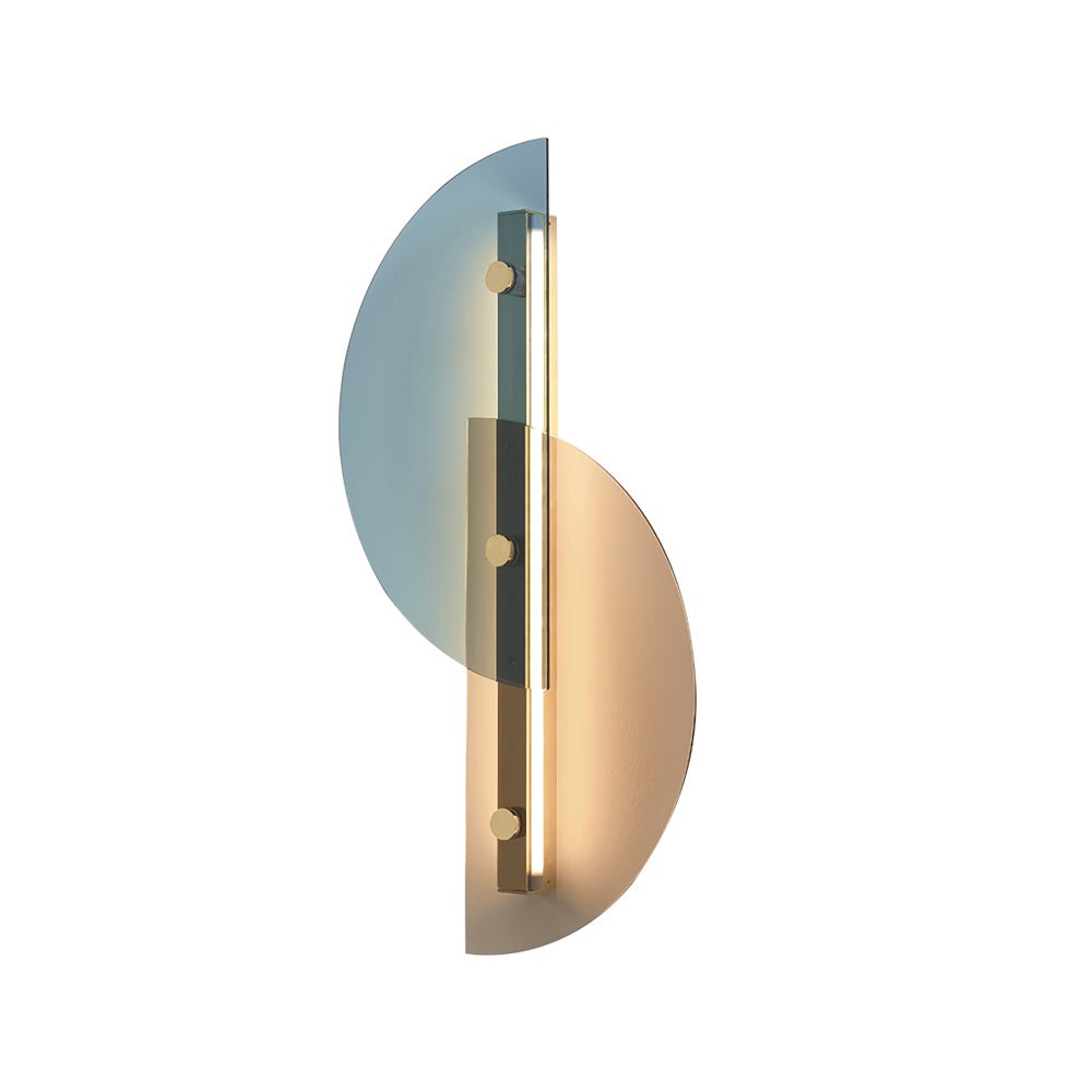 Simple Fan-Shaped Glass Arc Wall Lamp K575