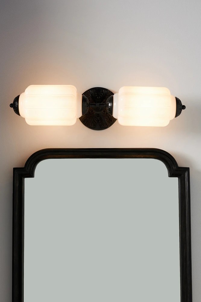 Eloise Pumkin Glass Vanity Sconce K864