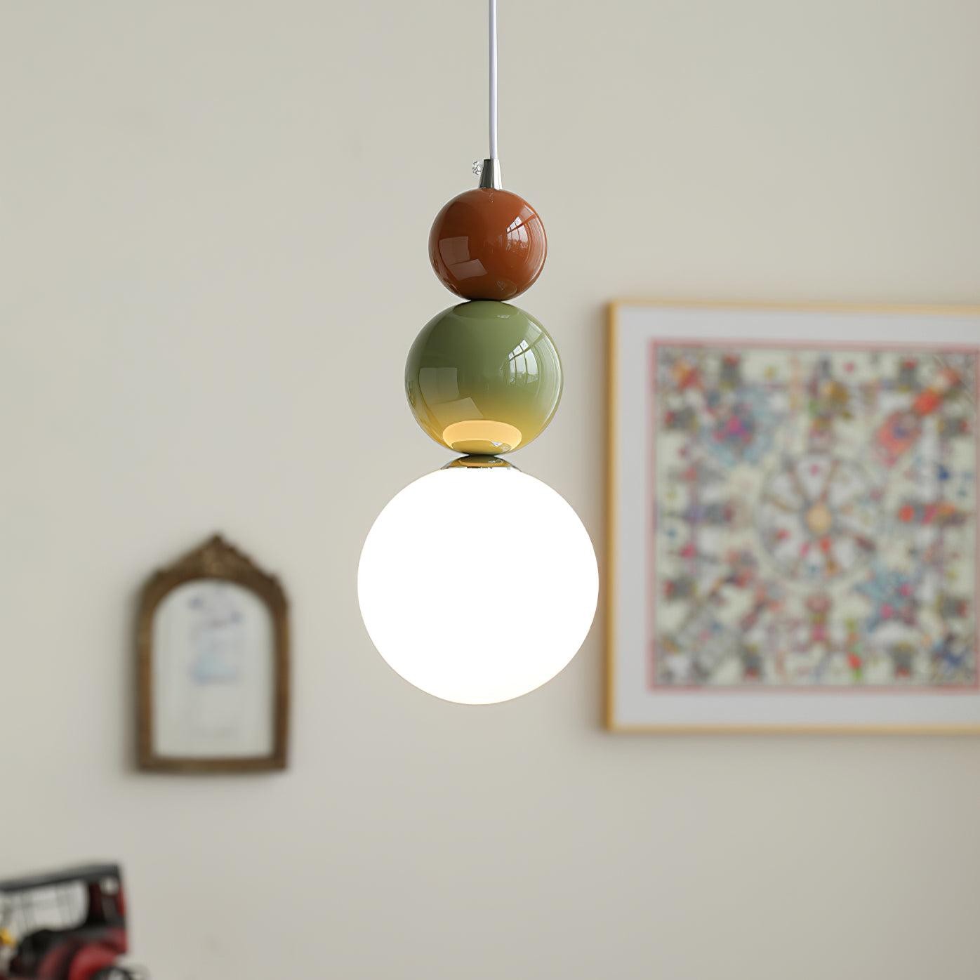 Nordic Cream Modern Simple Dot Pendant Lamp K355