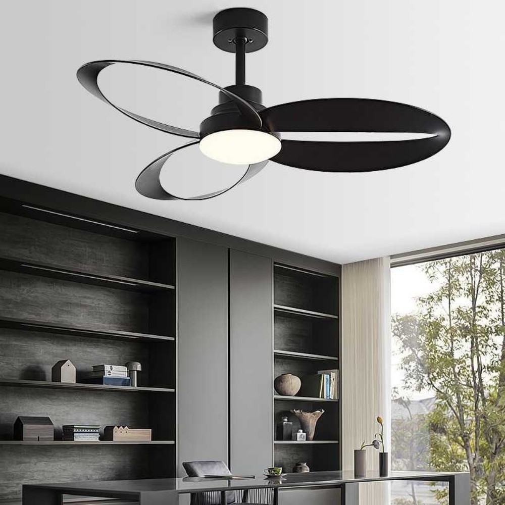 Modern Windmill Retro LED Ceiling Fan Light K1117
