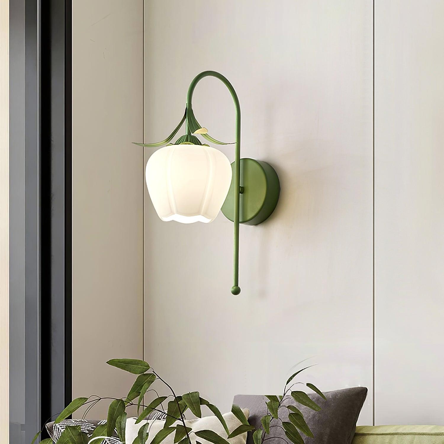 French Cream Style Flower Wall Lamp K474