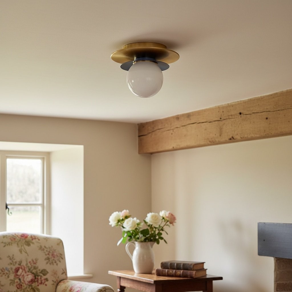 Artivo Globe Ceiling Light – Modern Nordic Design For Bathroom or Hallway K1423