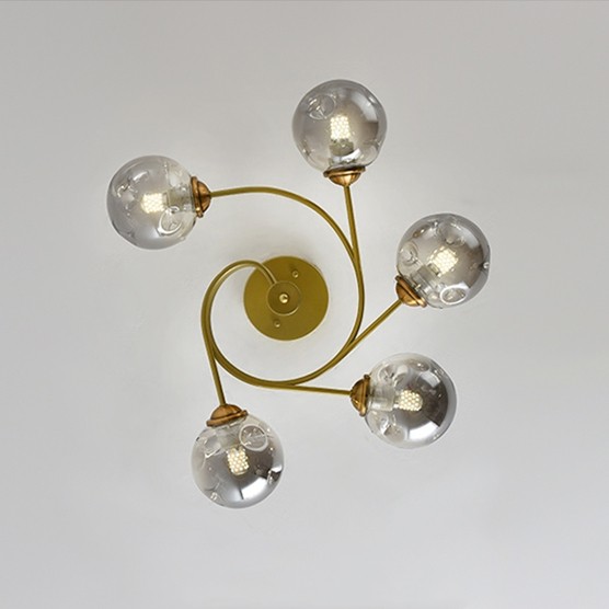 Globe Combination Pendant Lamp