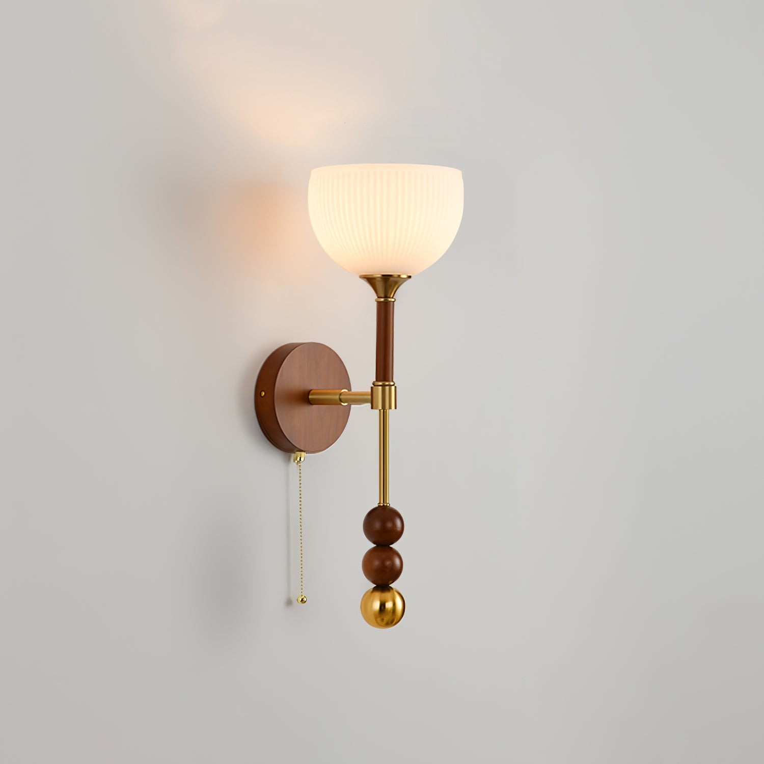 Retro Solid Wood Series Wall Lamp K638
