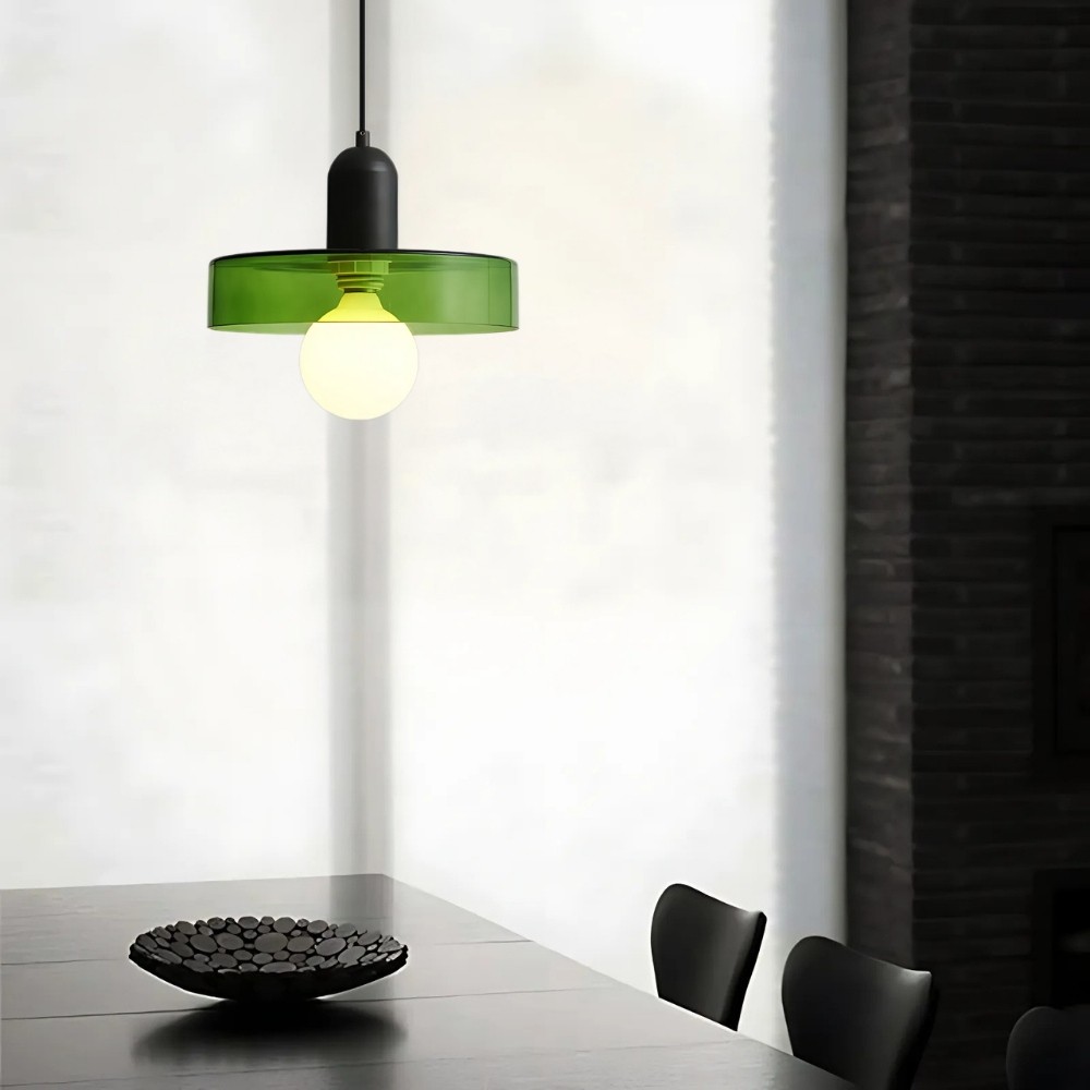 Classic Morandi Brass Disc Orb Pendant Light K928