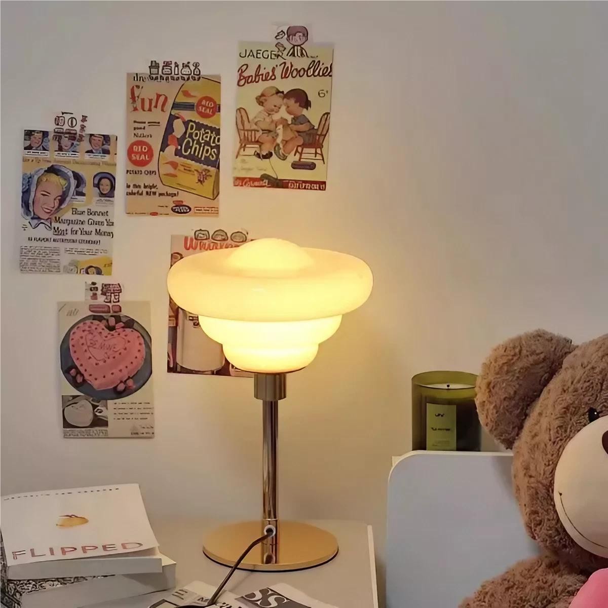 Nordic Minimalist Design Glass Table Lamp K62