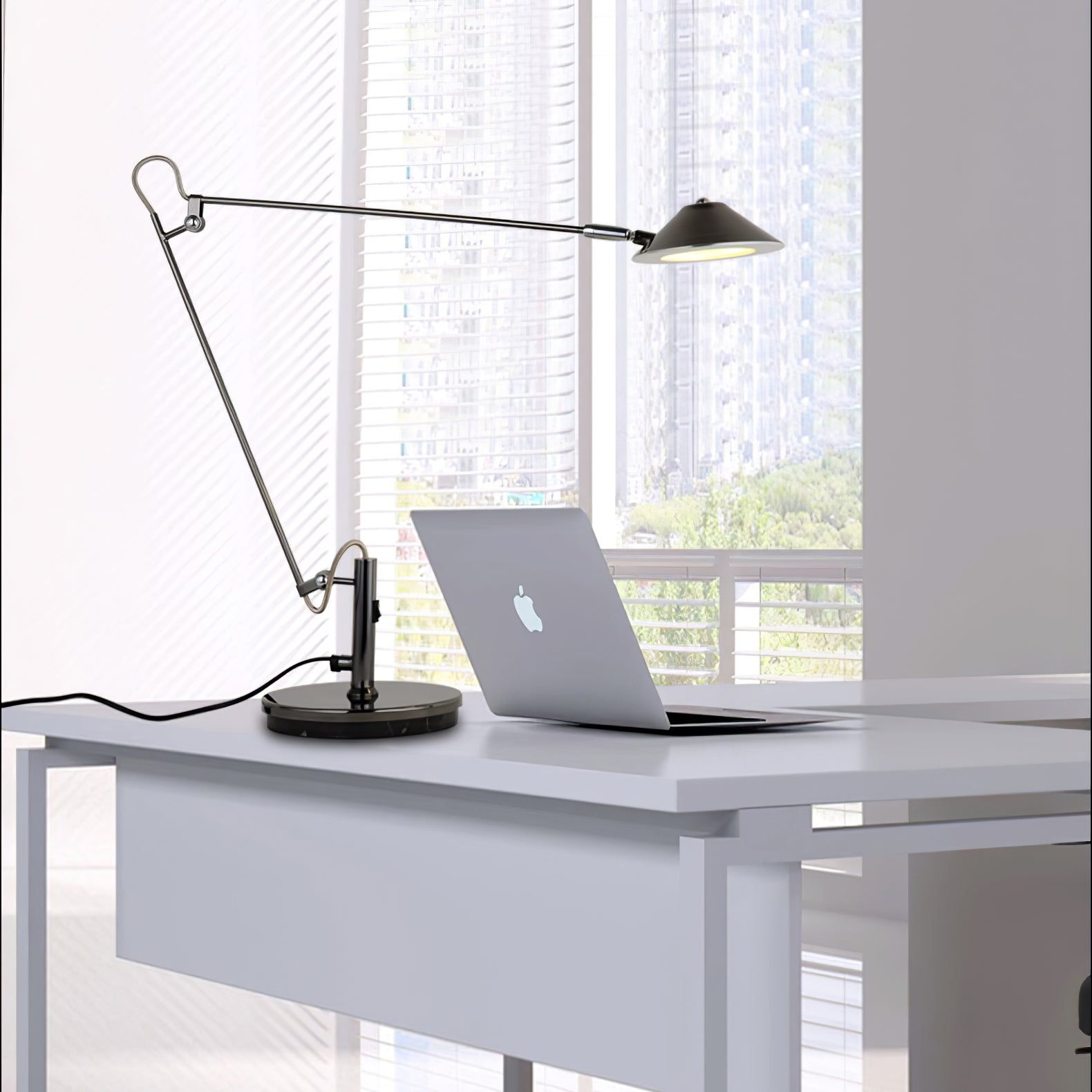 Adjustable Black Office Task Lamp D372
