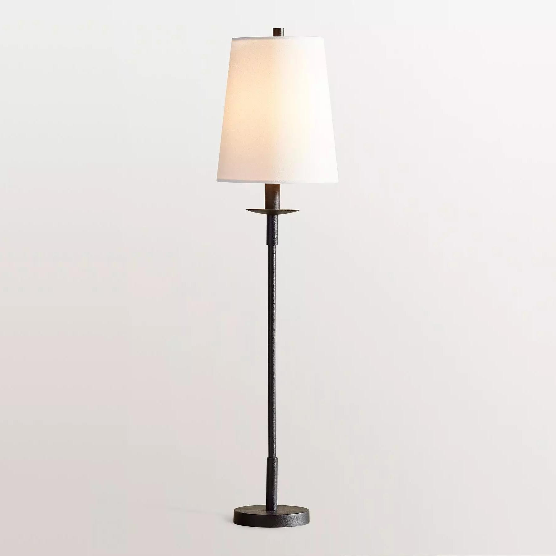 Rowan Contemporary Iron Table Lamp – Minimalist Bedside Lamp for Bedroom & Lounge K1350