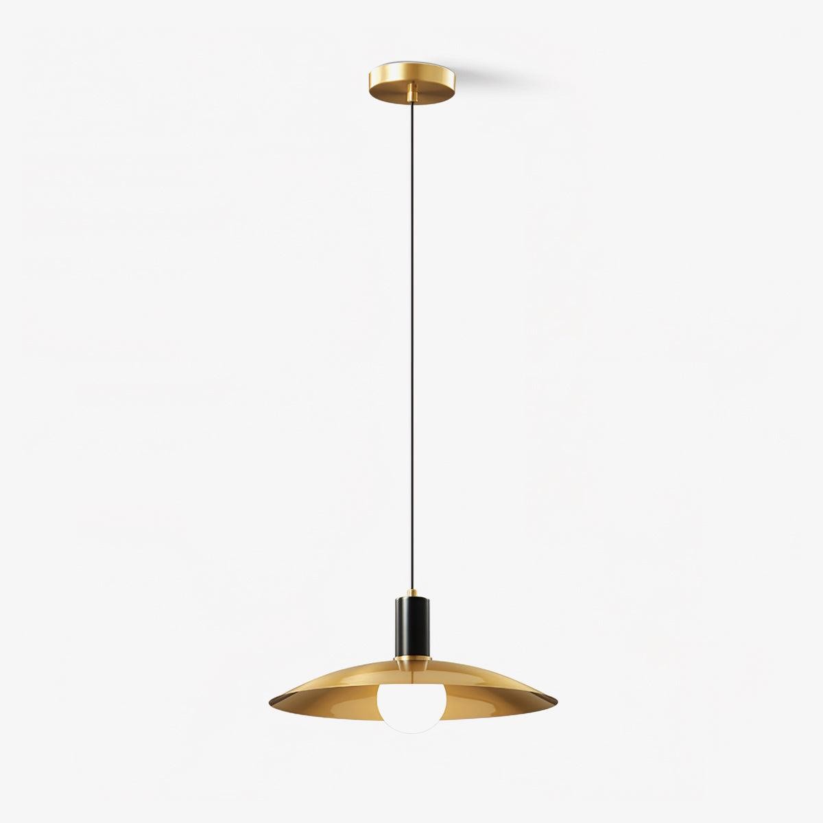 Brass Flared Pendant Lamp K275
