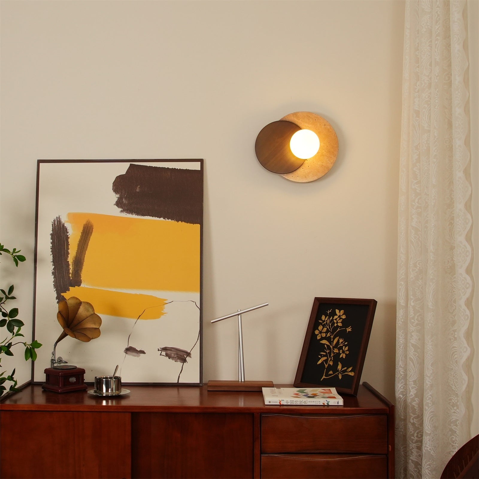 Simple Double Circle Splicing Wall Lamp K565