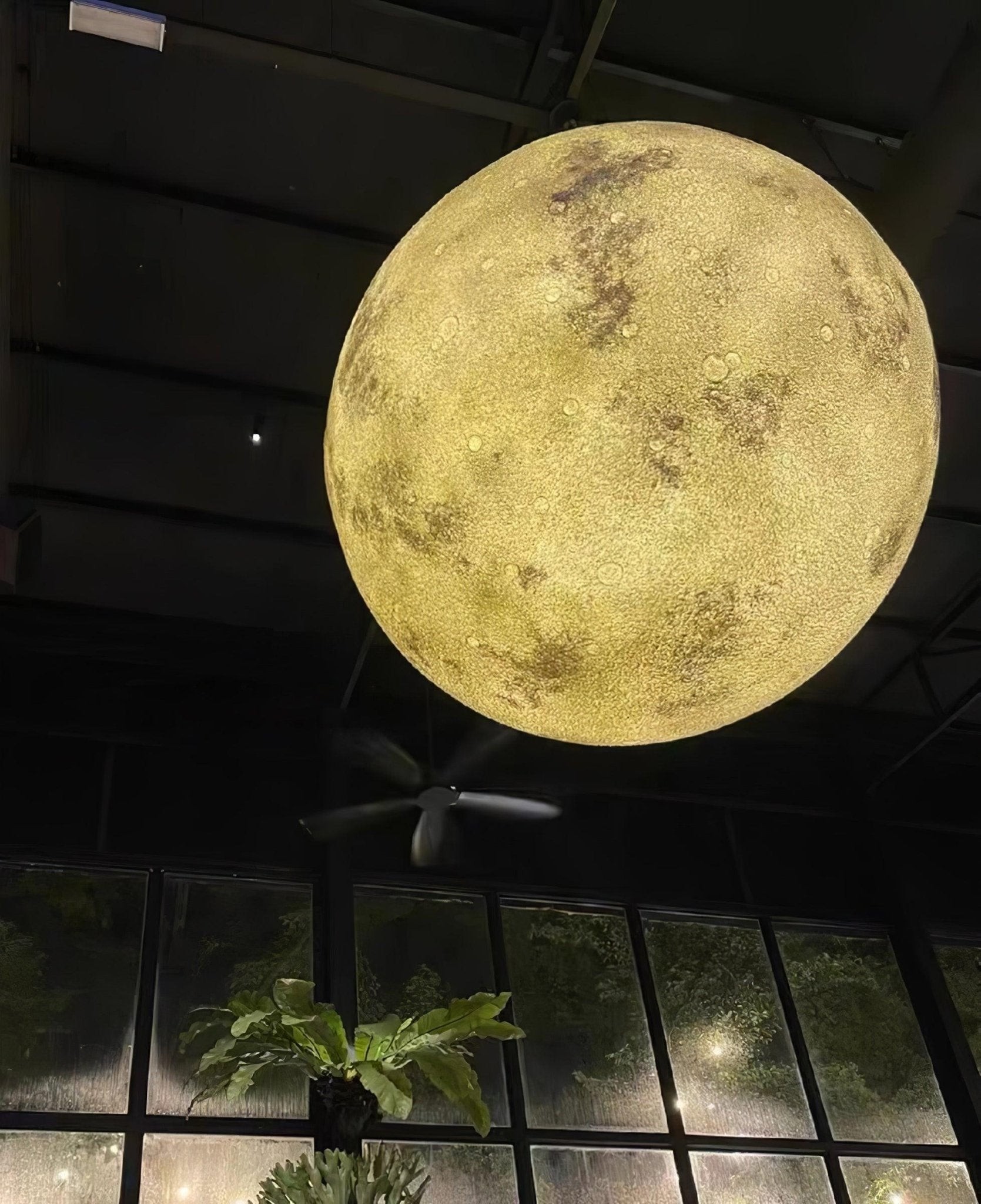 Planetary White Moon Chandelier Suitable For Living Room K215