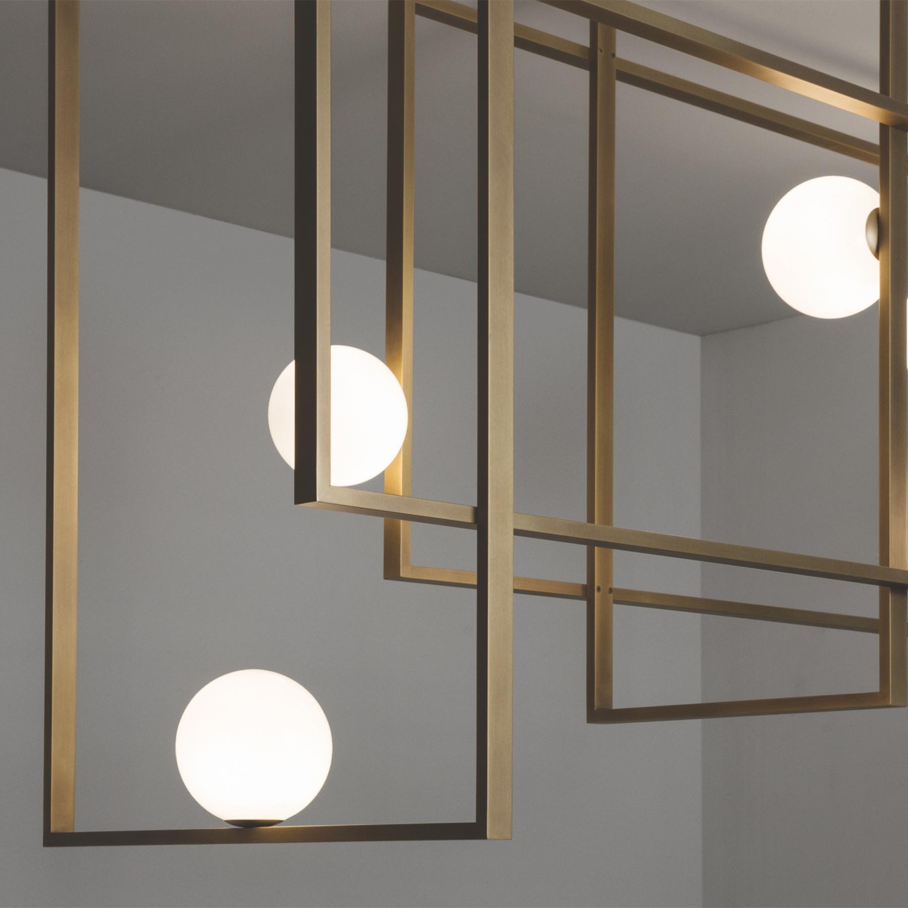 Mondrian Glass Ceiling Light