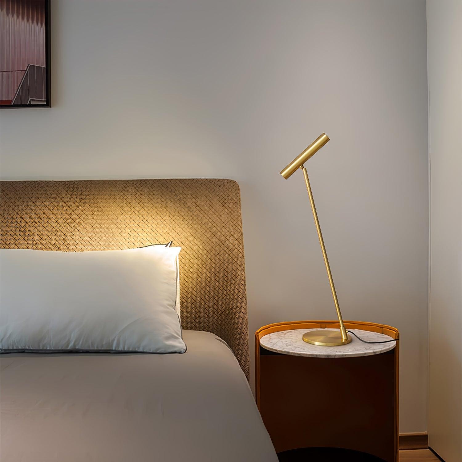 Modern Minimalist Brass Adjustable LED Floor Lamp K707