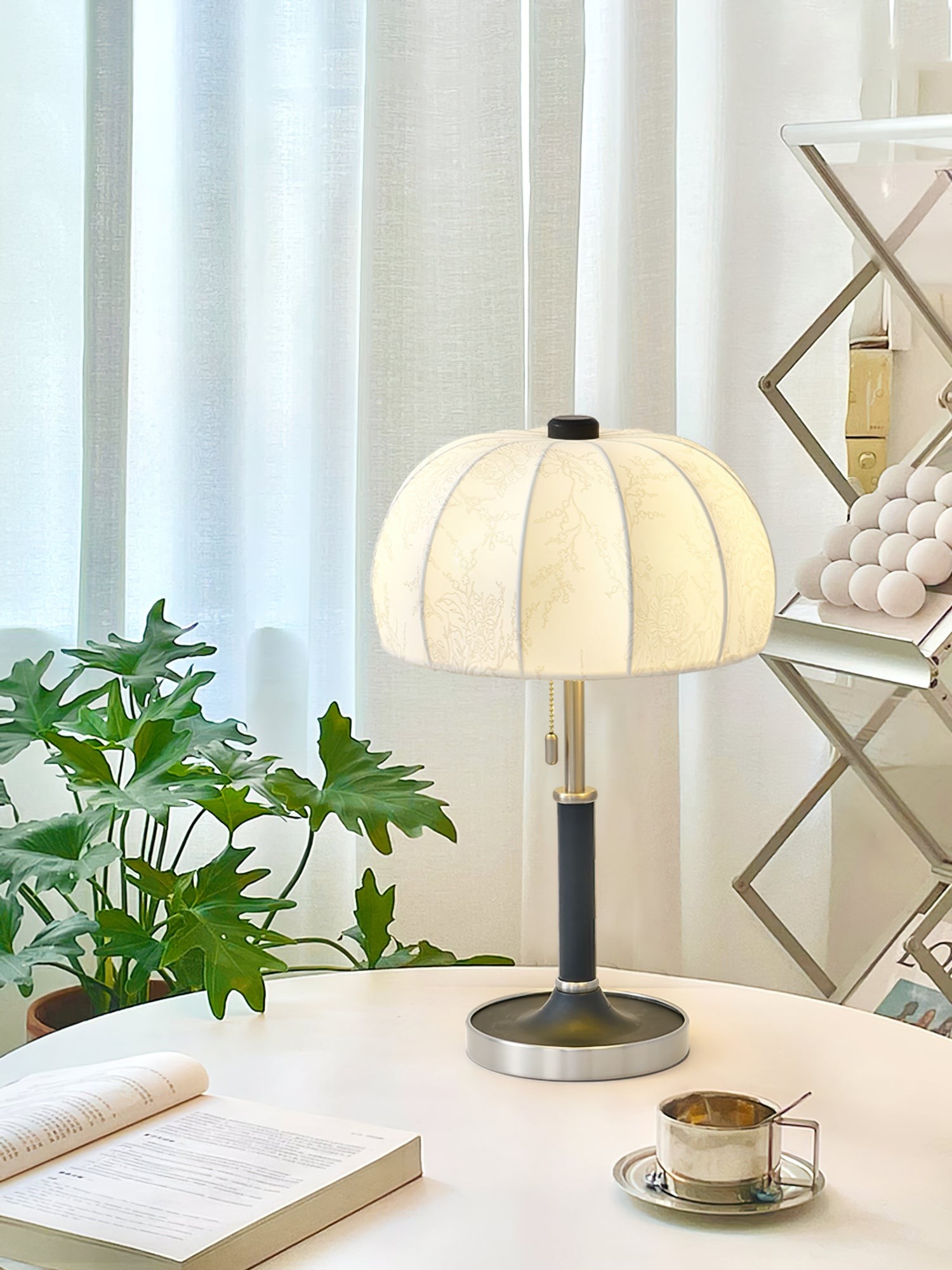 Orchid Fabric Table Lamp K1063