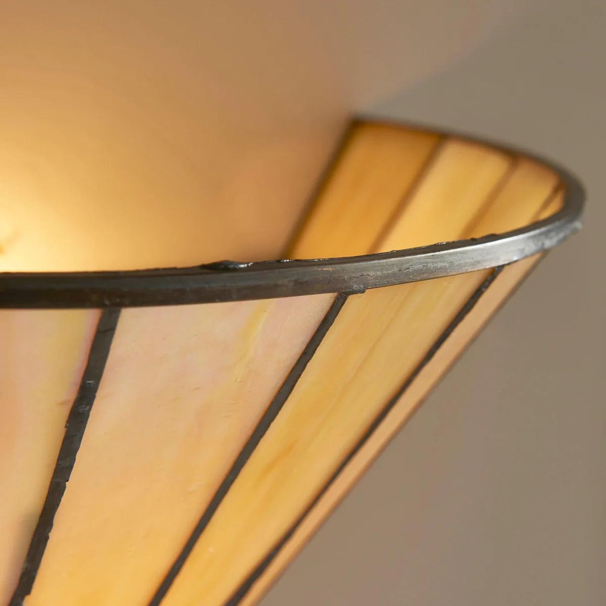 TF Dark Tiffany Style Wall Lamp - Artistic Star Design Sconce for Bedroom or Hallway K1896