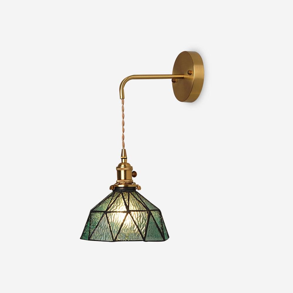 Retro Pastoral Glass Wall Lamp K626