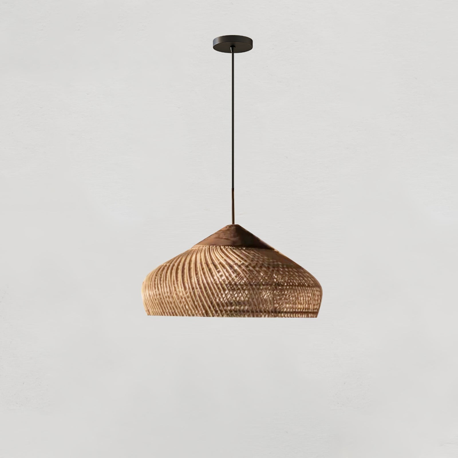 Harp Braided Rattan Pendant Lamp K1175