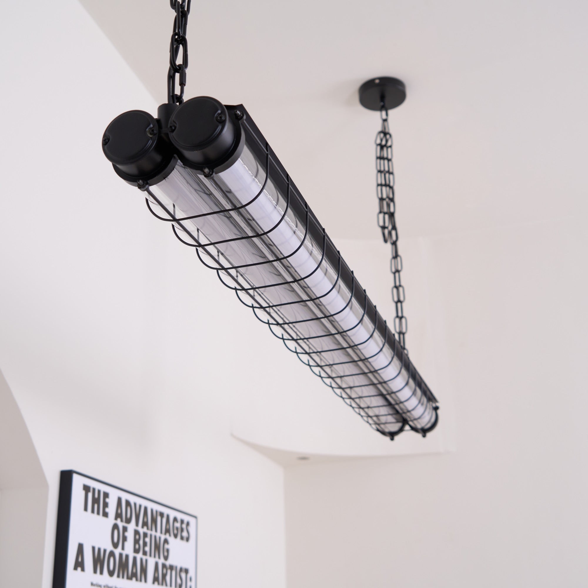 Industrial Linear Cage Chandelier K903