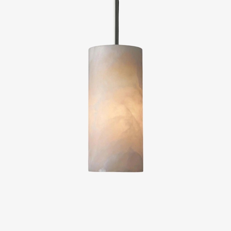 Alabresca Mid Century Alabaster Pendant Light - Multi Heads Hanging Lamp for Kitchen Island K2317