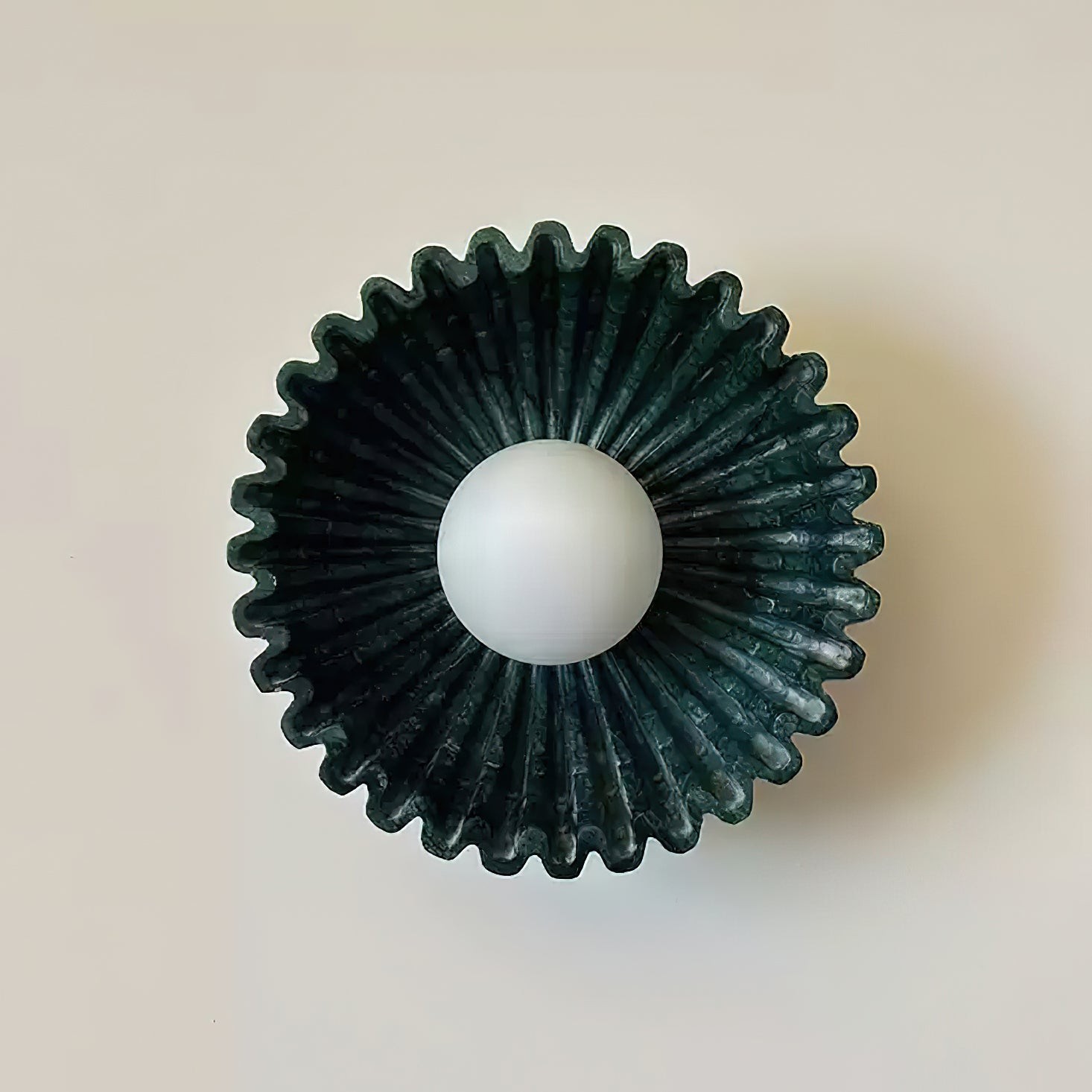 Flower Shaped Ceramic Wall Lamp - Soft Lighting for Bedroom and Hallway K259