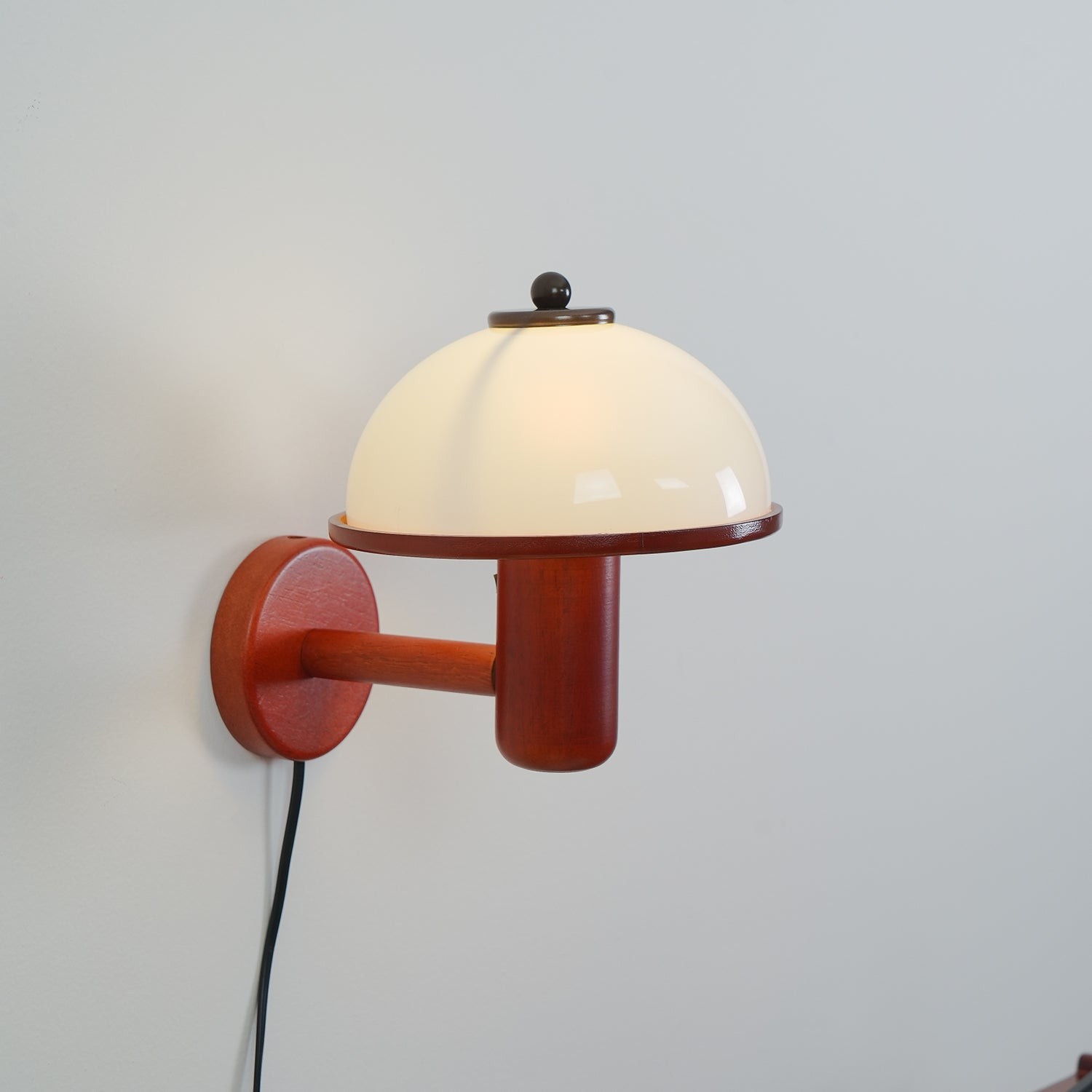 Mushroom Wood Wall Lamp K536