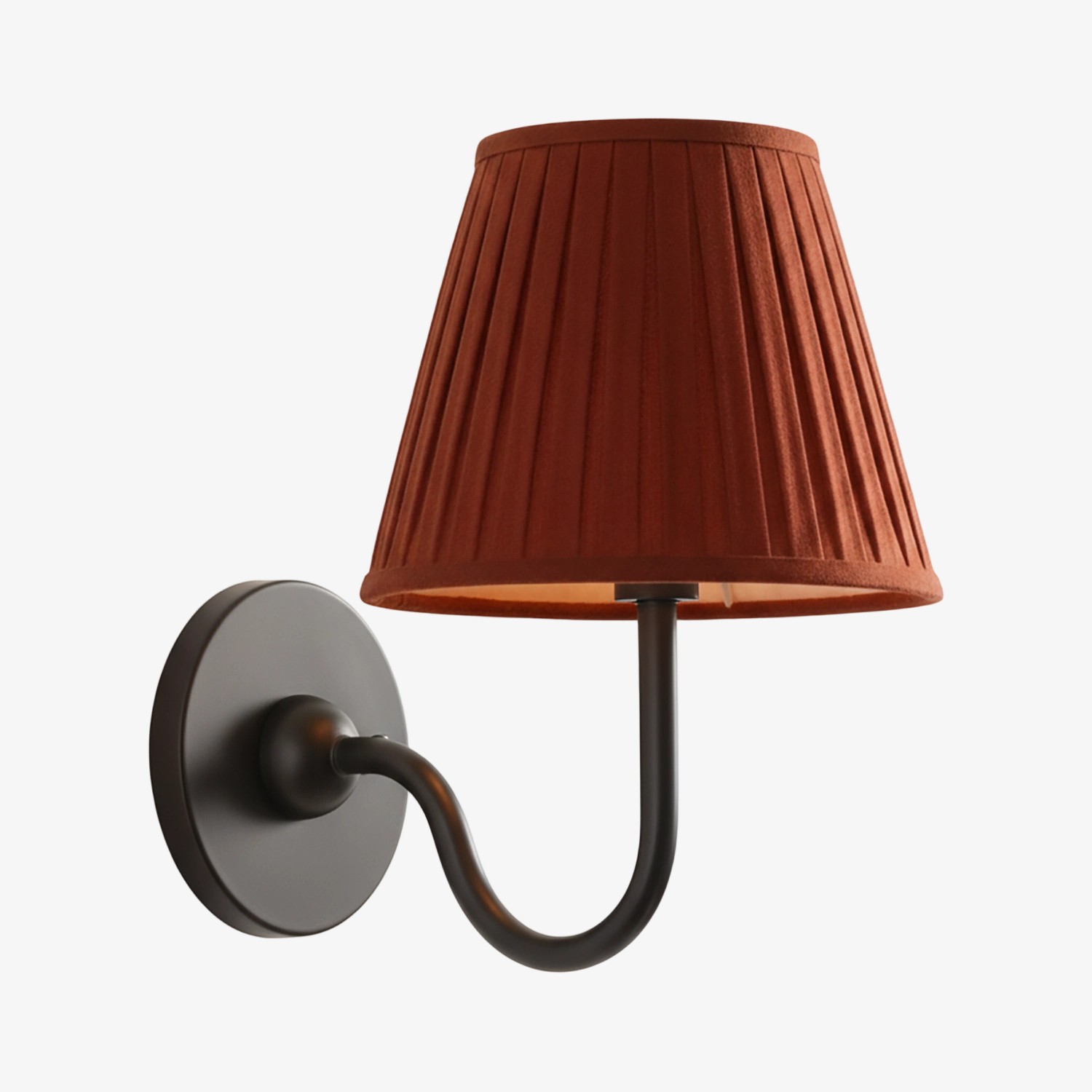 Luvora Pleated Fabric Shade Wall Sconce – Modern Classic Indoor Lighting K1306