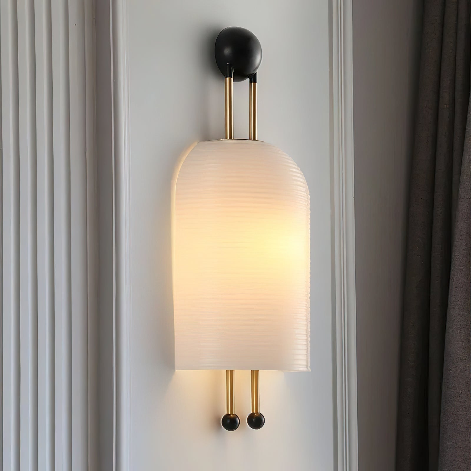 Lantern Glass Sconce D478