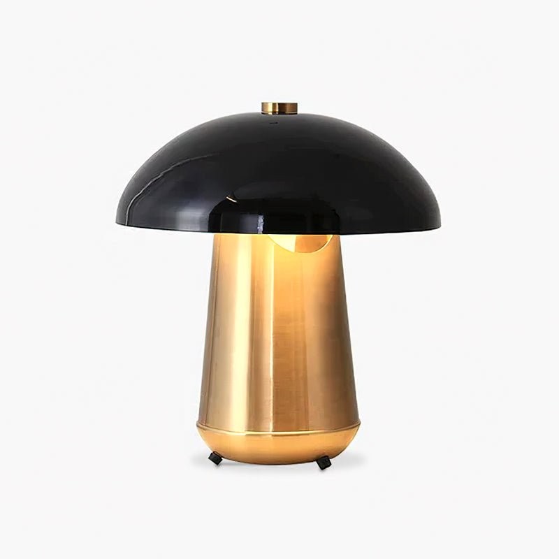 Metal Covered Mushroom Hollow Table Lamp K555