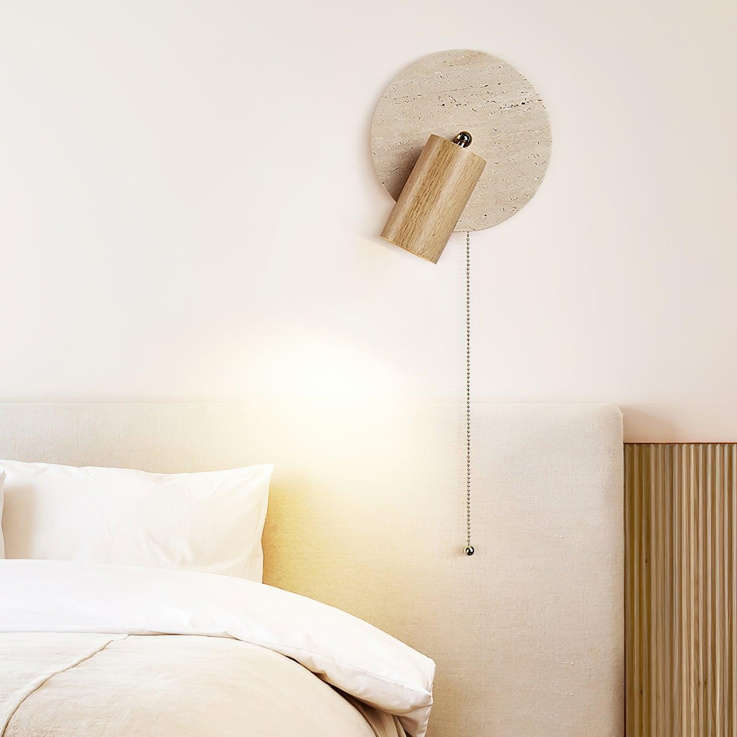 Vintage Yellow Travertine Wall Lamp K503