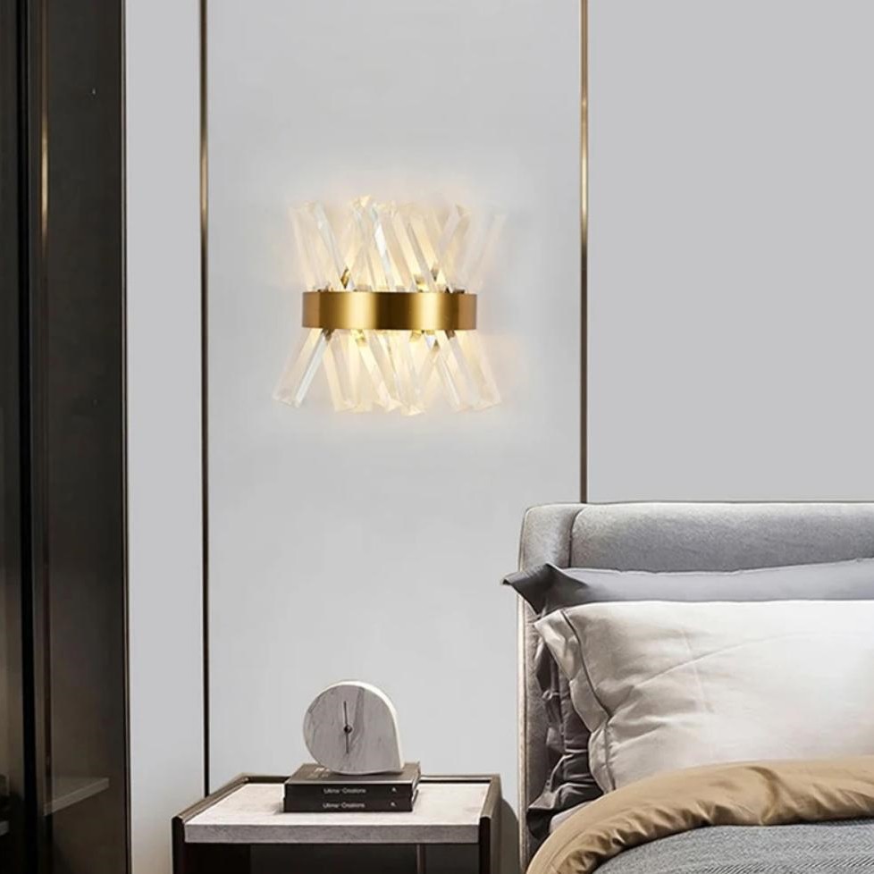 Modern Luxury Crystall Bedside Wall Light K854