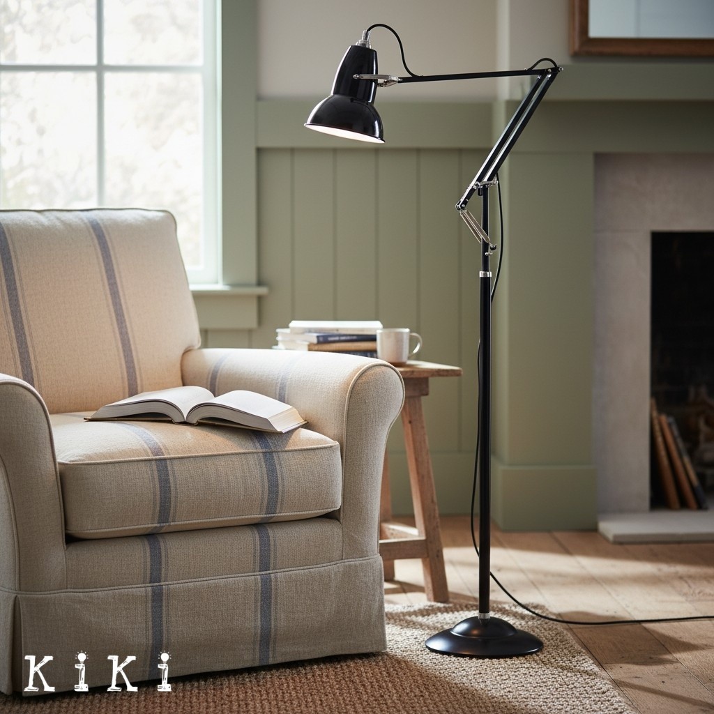 Modryx Modern Movable Arm Floor Lamp - Perfect for Bedroom and Office K2130