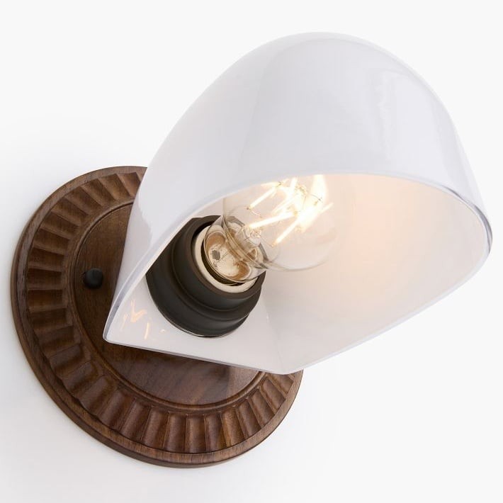 Fiesta Fluted Wall Sconce - Art Deco Inspired Design with Soft Ambient Lighting for Bathroom or Bedroom K1772