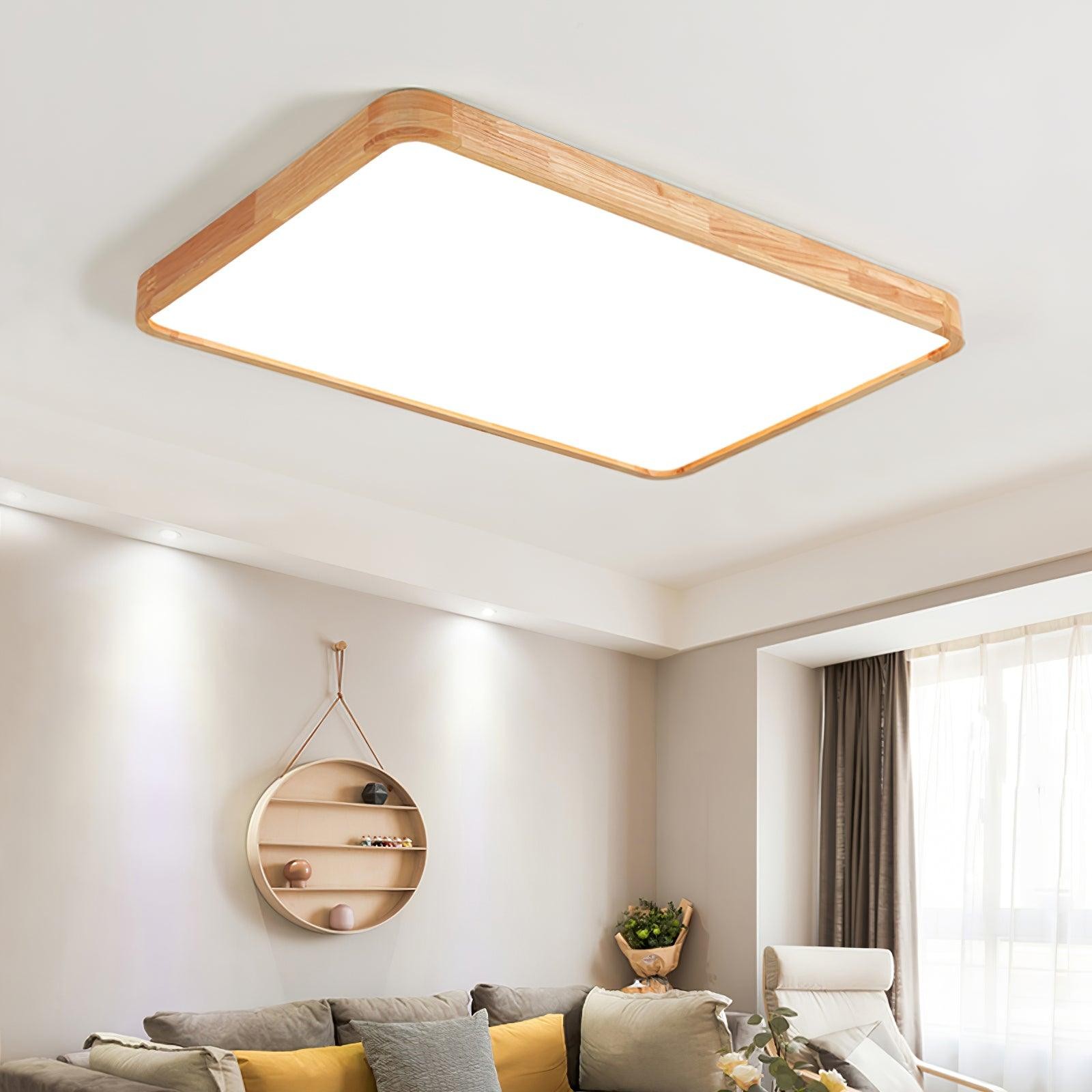 Wooden Geometric Ceiling Light K778
