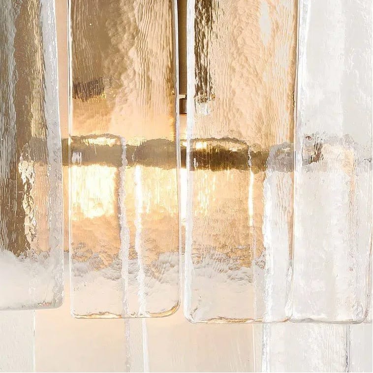 Lumvey Stylish Glass Wall Sconce - Modern Design Wall Light for Ambiance Hallways K1705