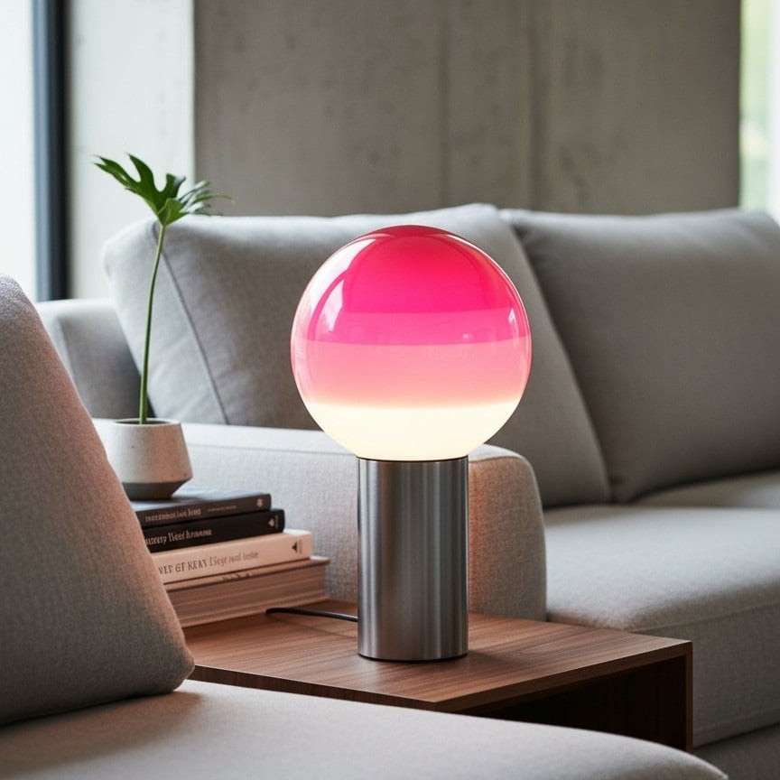 Tintelle Sculptural Glass Modern Table Lamp - Ambient Lighting for Living Room K2109