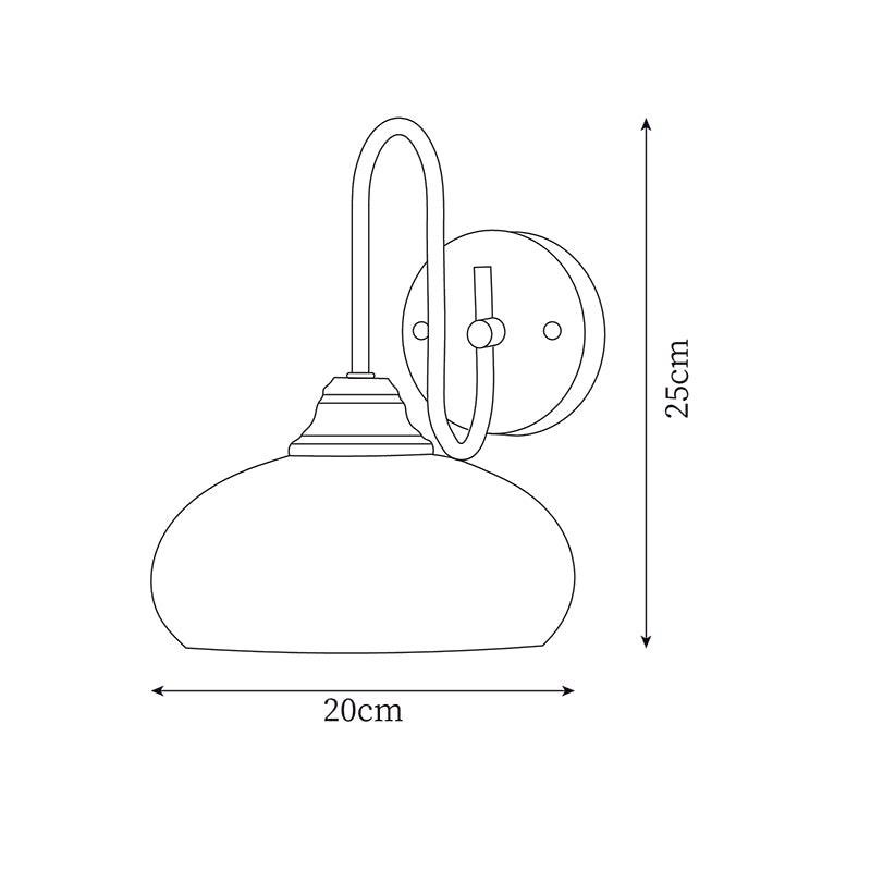Modern Glass Geometry Wall Light for Living Room K549