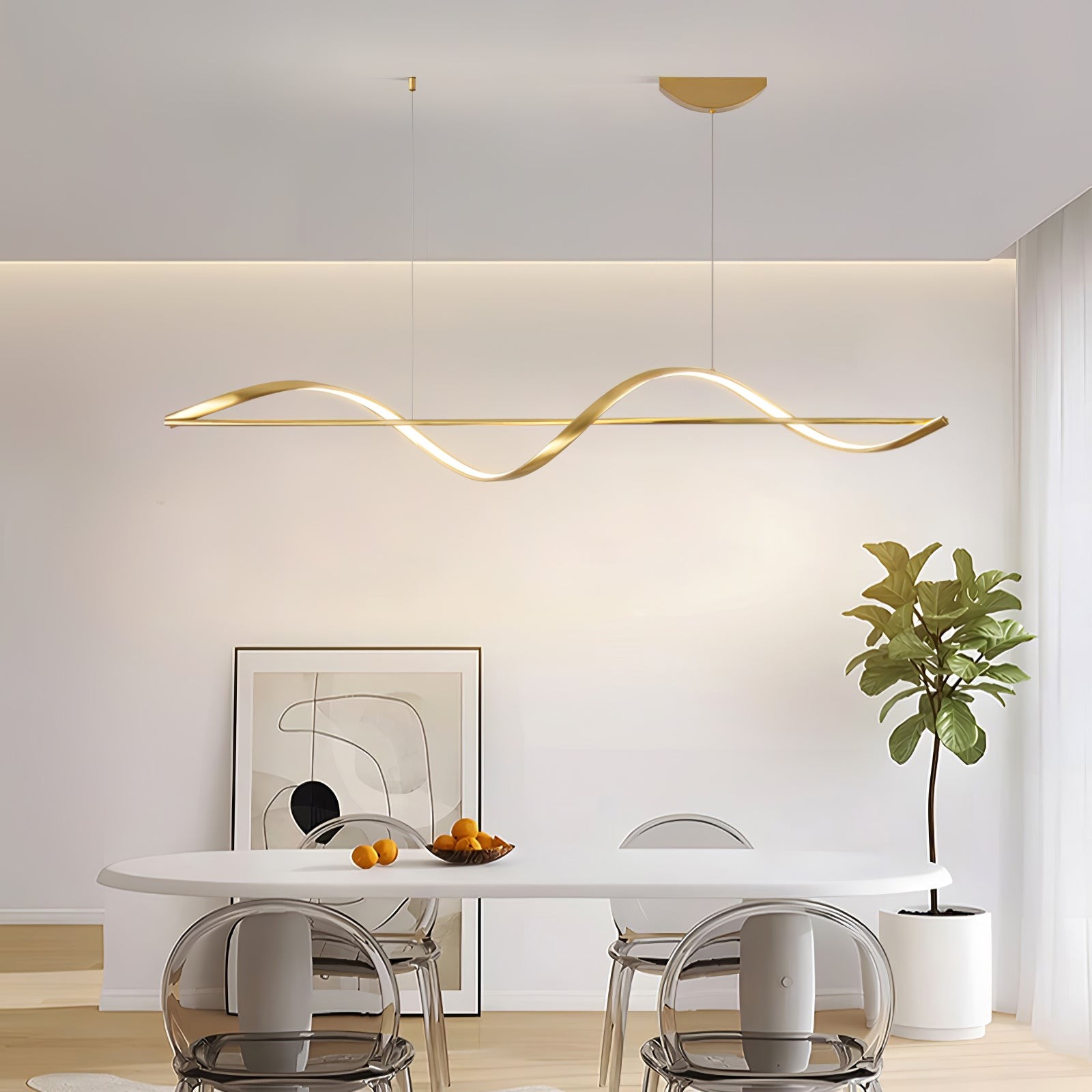 Whisper Linear Island Chandelier K1096