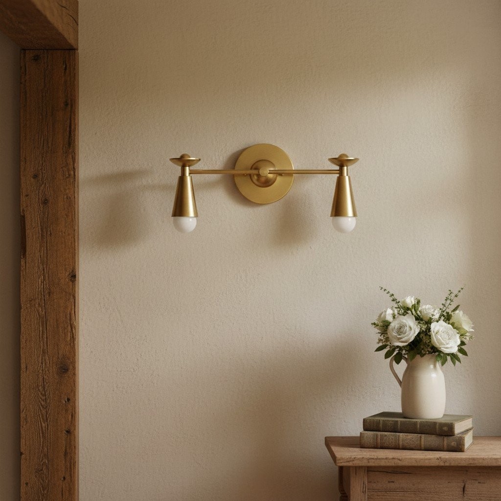 Pyralis Cone Modern Art Deco Lighting - Vintage Style Vanity Sconce Light K1462