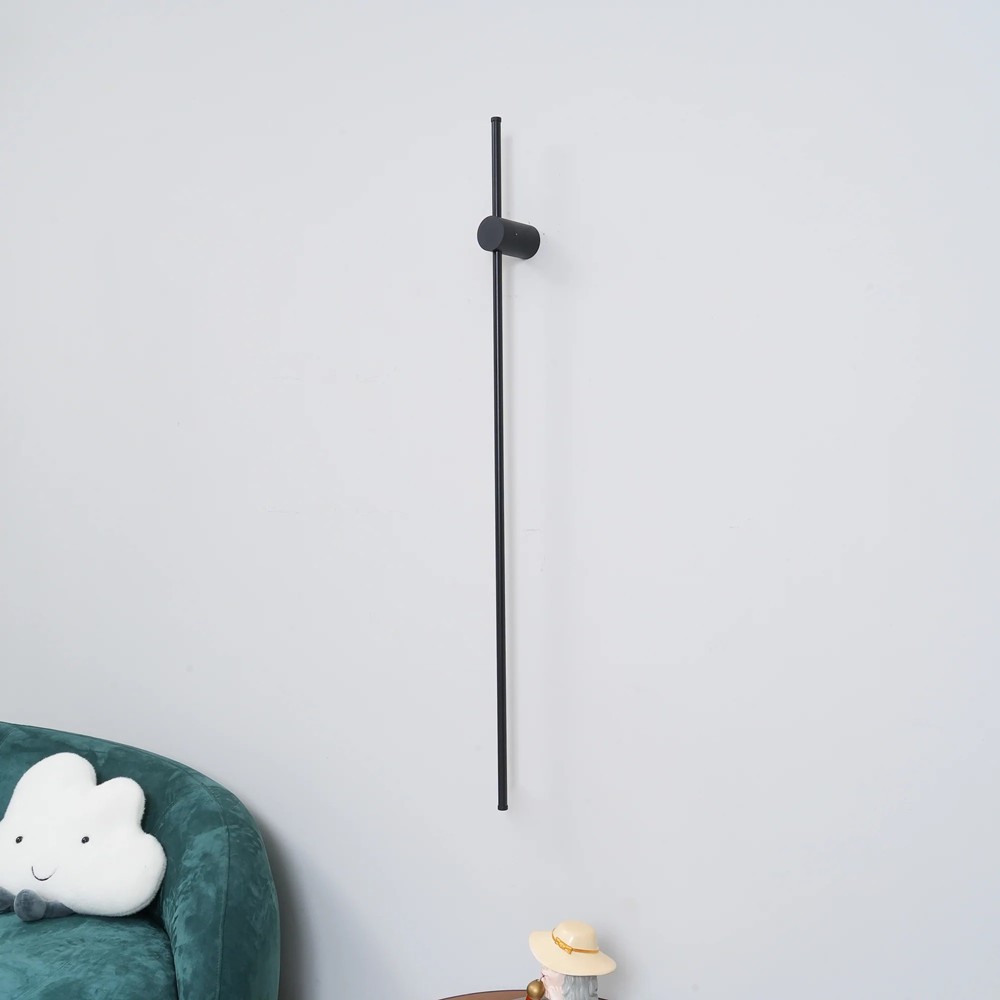 Nordic Architectural Style Linear LED Wall Lamp - Minimalist Light for Entryway or Living Room