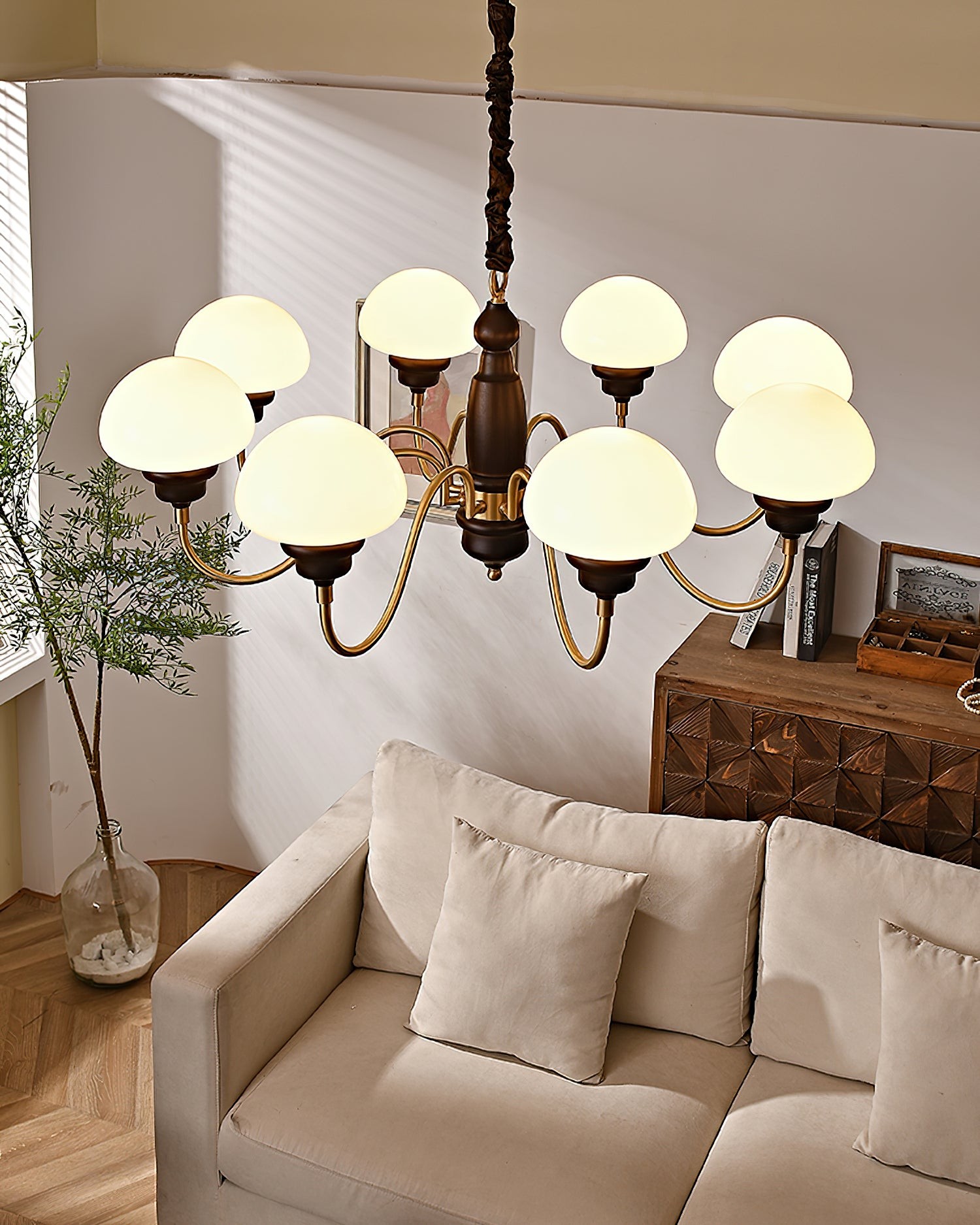 American Retro Mushroom Chandelier K543