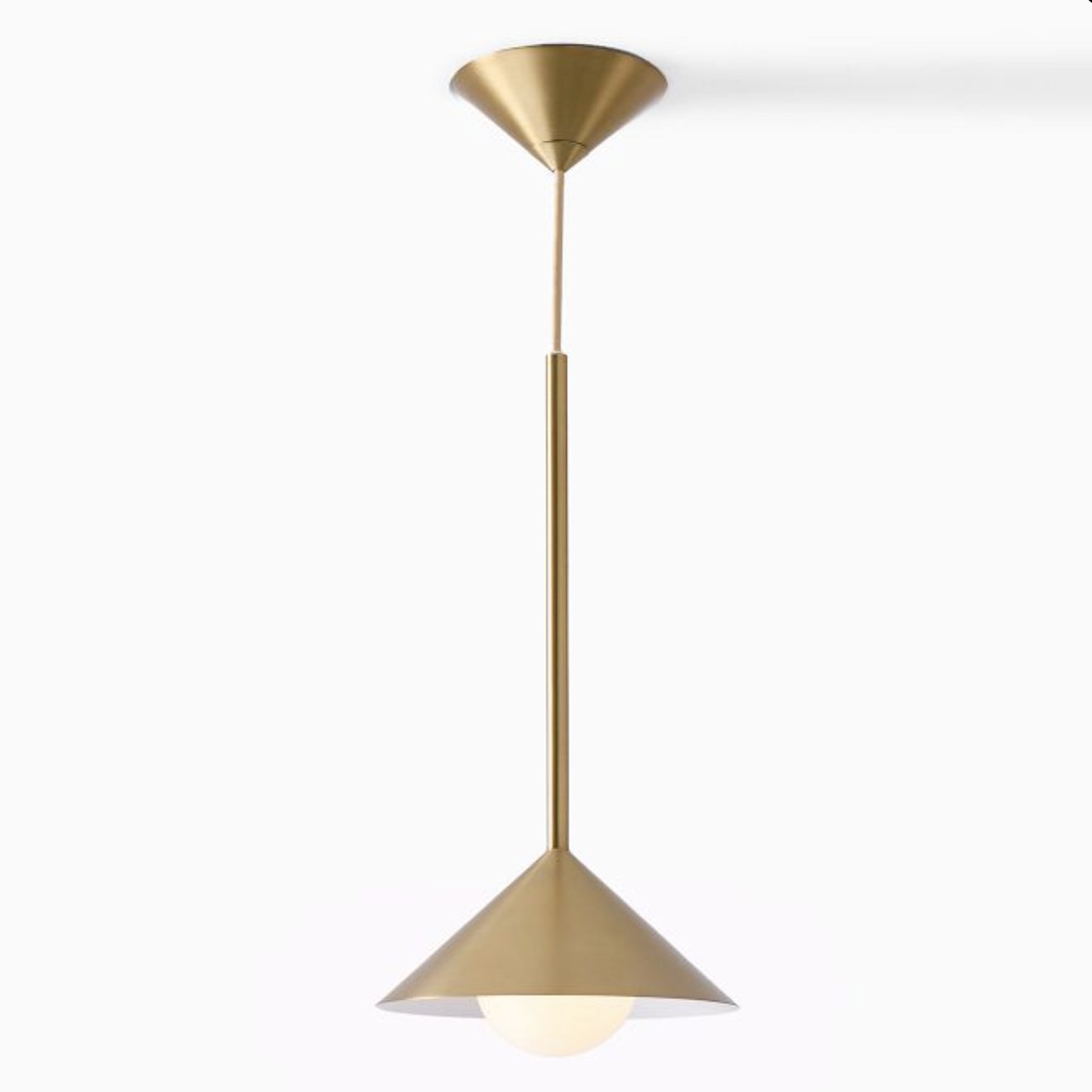 Brivana Adjustable Pendant – Cone Shade Light for Kitchen or Dining K1146