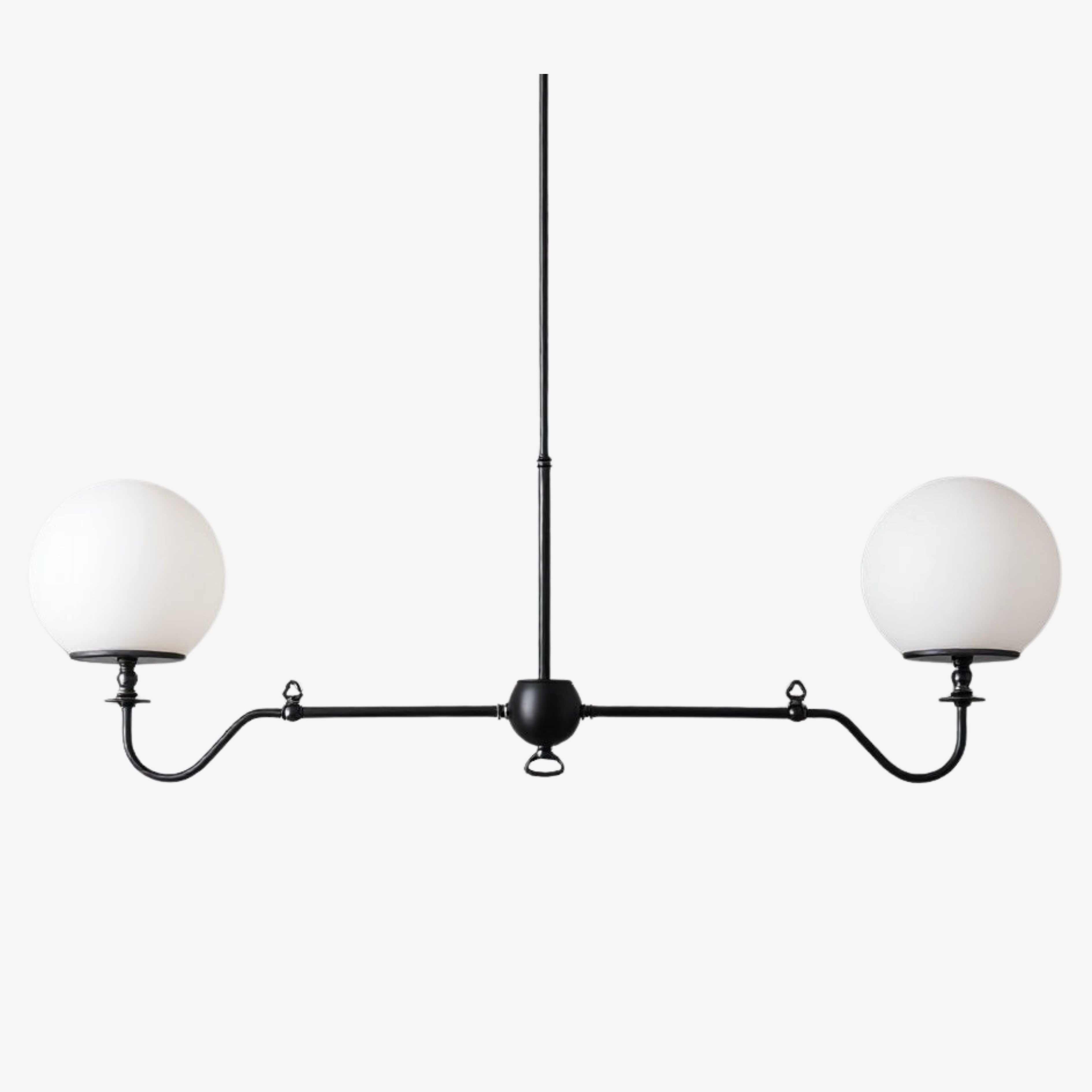 Glorica Glass Brass Chandelier Lighting - Contemporary Glass Multi-Light Hanging Fixture K1499